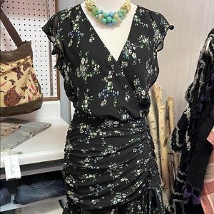 Loft ditsy floral dress